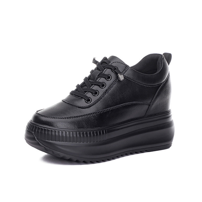 Women's Wedge Platform Small Height Increasing Insole Four Women's Casual Shoes