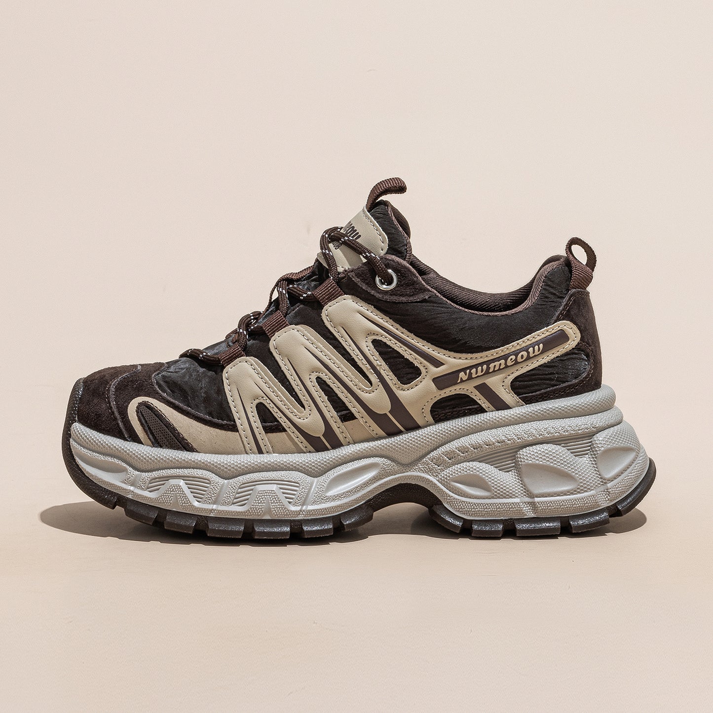 Women's Spring Platform Height Increasing Breathable Sports Sneakers