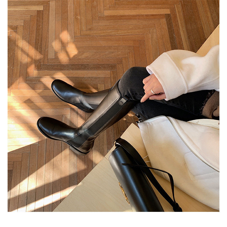 Grape Mom Female Slimming High Leg Not Over Boots