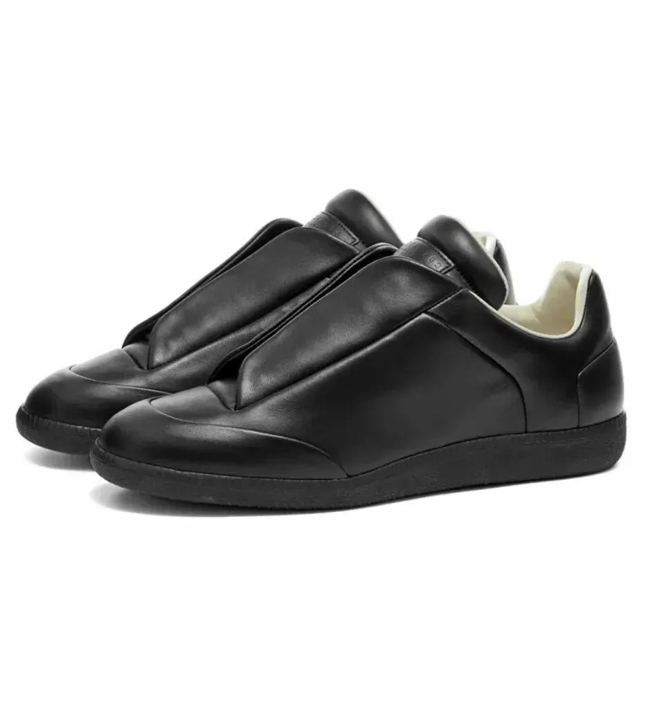 Men's Martin Classic Pure Color Genuine Flat Boots