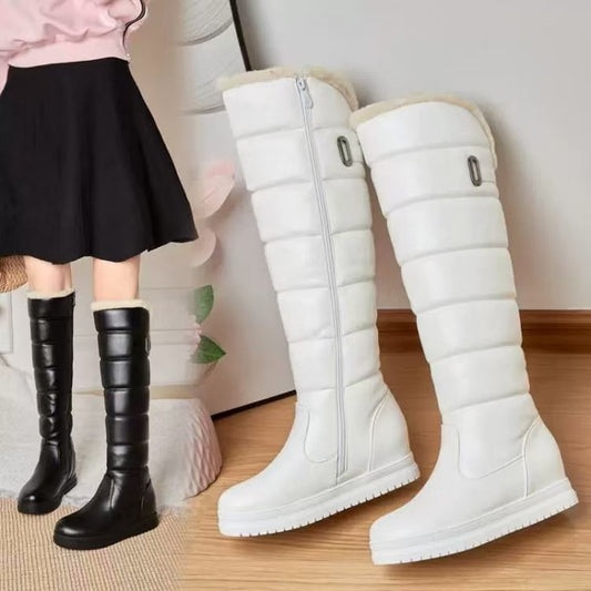Women's Step-in Large Size Warm Winter Side Women's Snow Boots