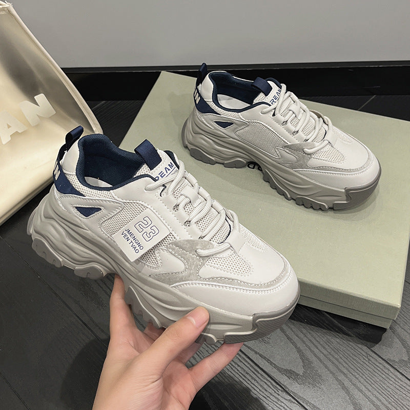 Women's Platform Dad Spring Genuine Sports Leisure Strictly Sneakers