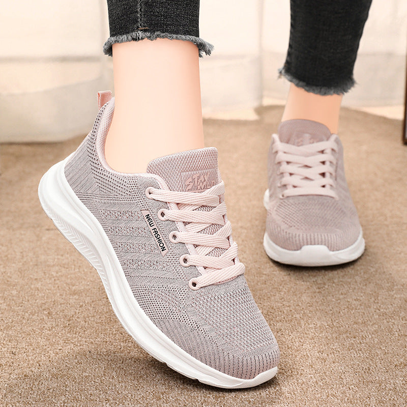 Women's Running Single-layer Korean Style Soft Bottom Sneakers