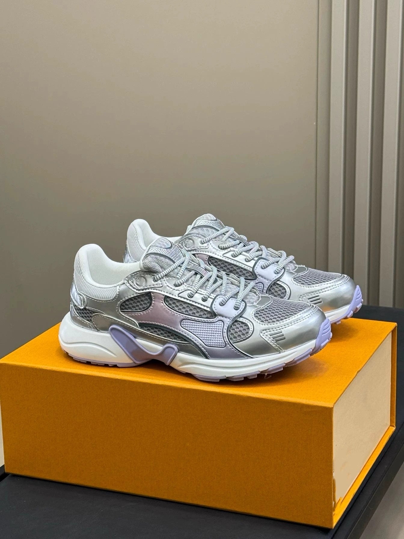 Sier Horn King Color Matching Female Running Couple Women's Sports Shoes