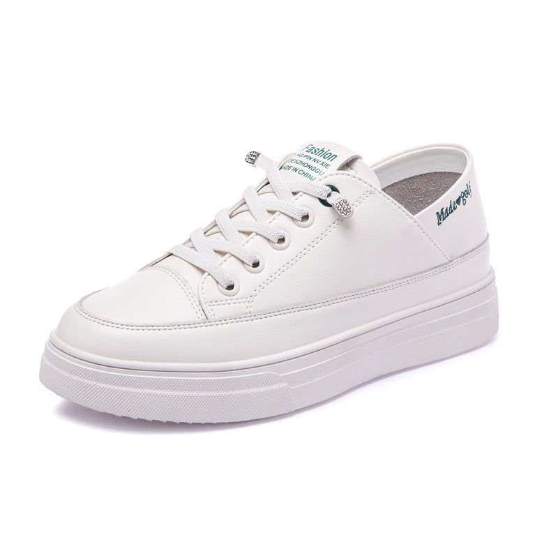 Women's Genuine Single-layer Spring Flat Step-on Slip-on Casual Shoes