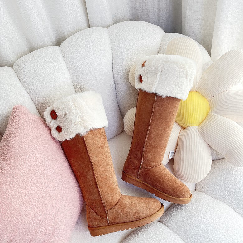 Women's Overknee Long Korean Style Thick Warm Snow Boots