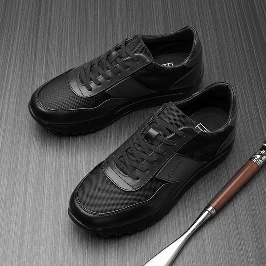 Men's Mesh Patchwork Easy Matching Lace Up Men's Shoes