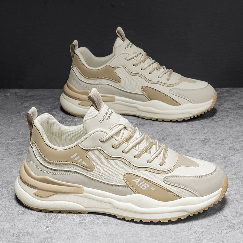 Men's Broadcast Surface Comfortable Soft Bottom Dad Sneakers