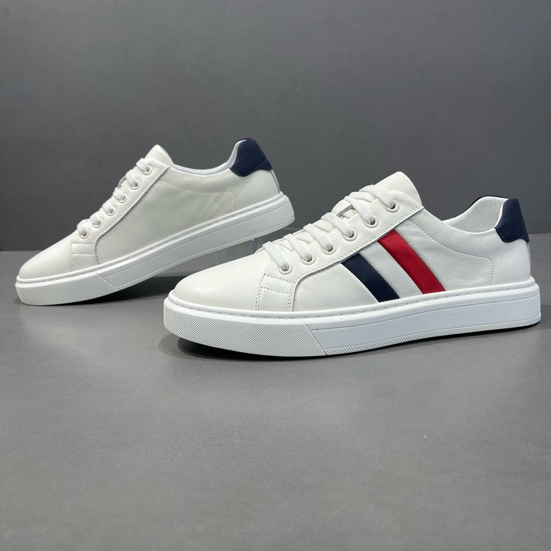Men's White Spring Fashionable Fashion Trendy Boys Men's Board Shoes