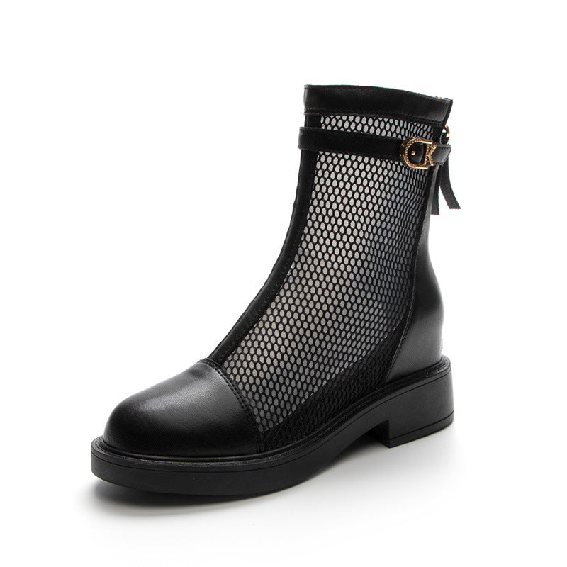Women's Height Increasing Insole Mesh Breathable Korean Sandals