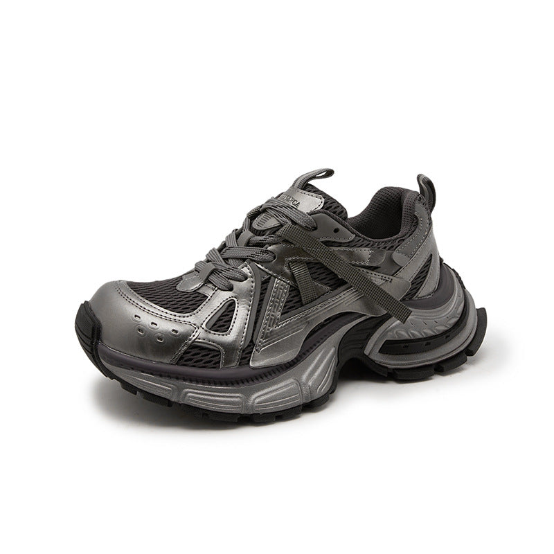 Women's Four Thick-soled Couple Dad Fashion Korean Women's Sports Shoes