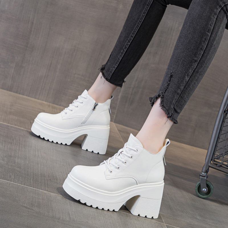 Women's Raise The Bottom High Martin Lace Up Women's Casual Shoes