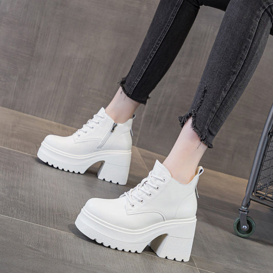Women's Raise The Bottom High Martin Lace Up Women's Casual Shoes