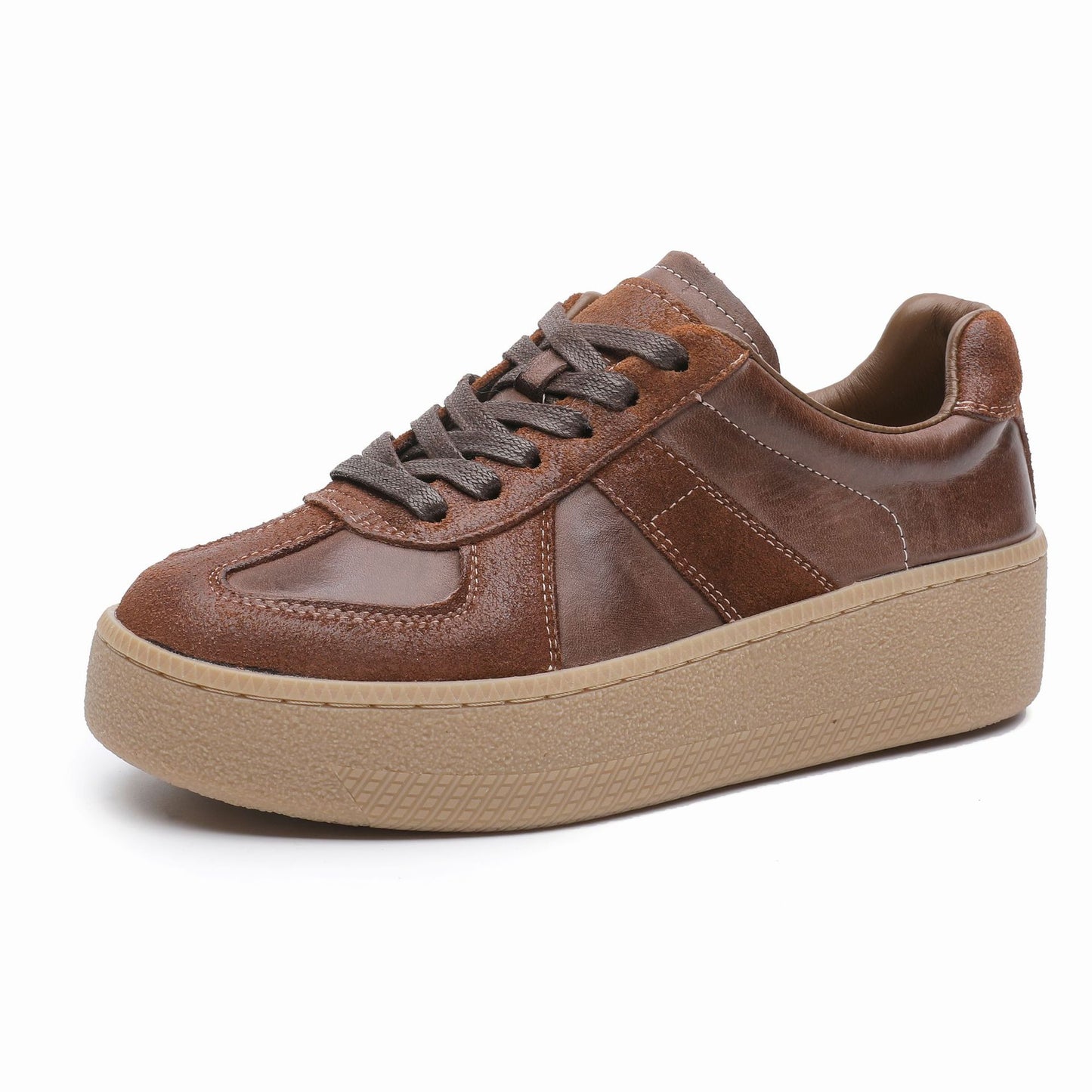 German Training Spring Genuine Elevator Thick Bottom Board Sneakers