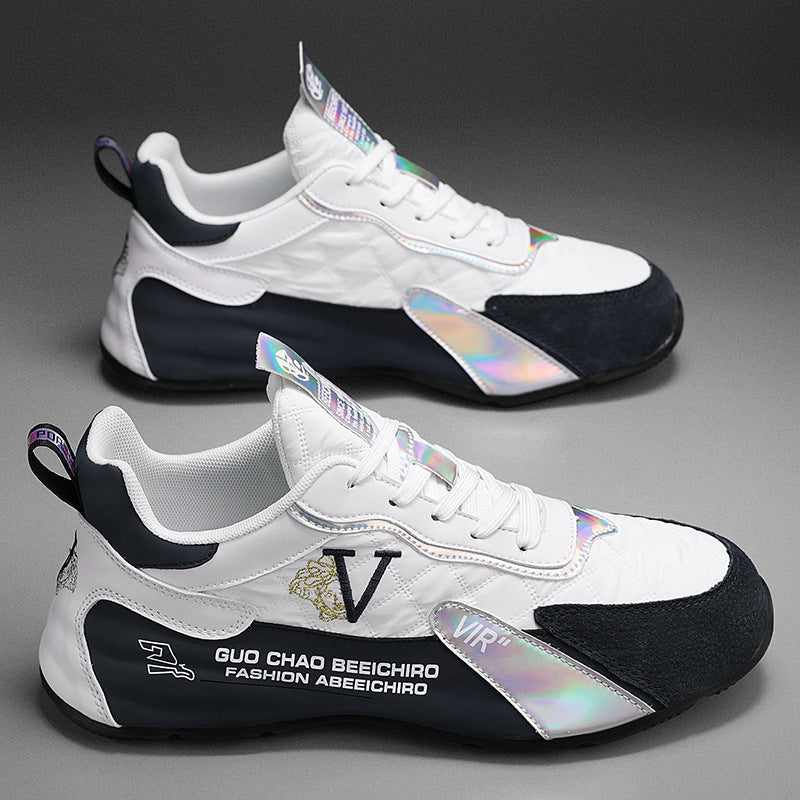 Women's & Men's Breathable Dad Height Increasing Insole Bag Sneakers