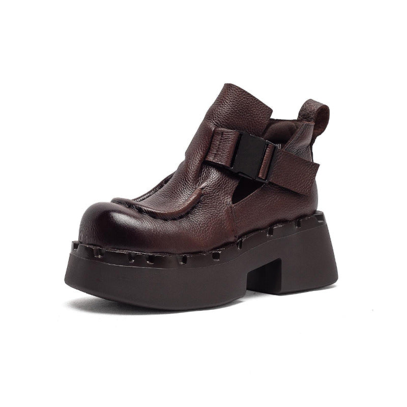 Women's Style Small Height Increasing Roman Pumps First Women's Casual Shoes