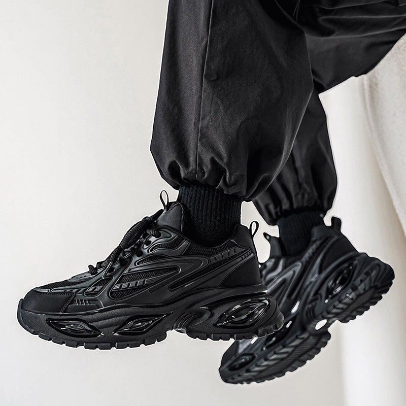Men's Elevator Autumn Platform Boys High-grade Fashion Fried Street Daddy Men's Casual Shoes