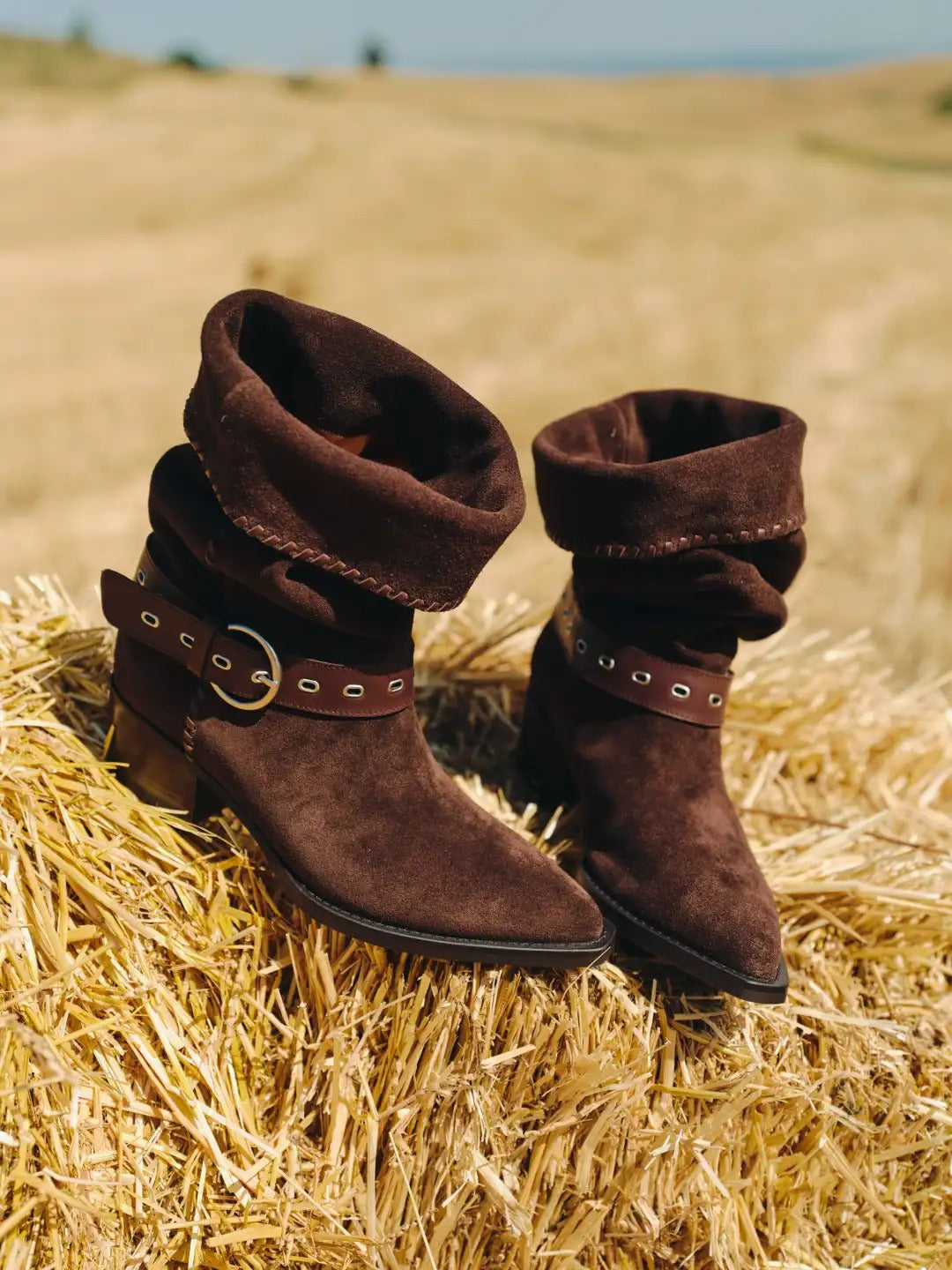 Women's Special Interest Light Luxury Handmade Retro Soft Vintage Knight Women's Leather Boots