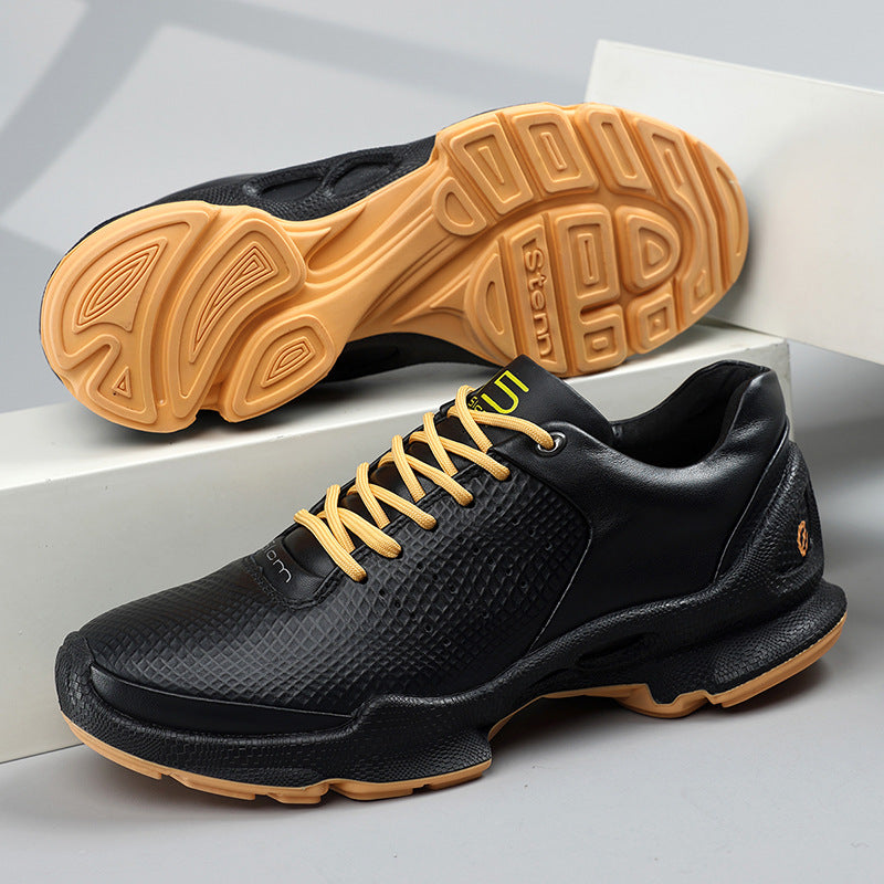 Women's & Men's Top Layer Cowhide Breathable Lightweight Exercise Week Men's Sports Shoes