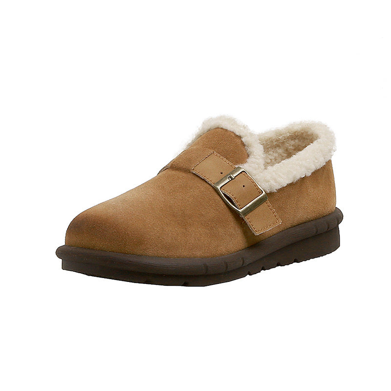 Women's All-inclusive Thick Bottom Winter Fleece-lined Warm Women's Shoes