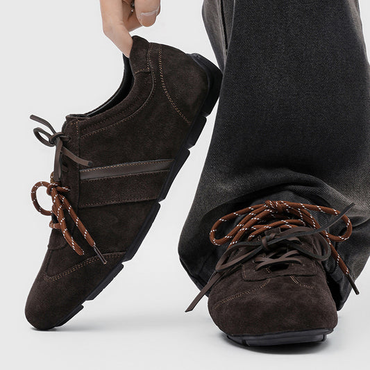 Men's German Training Jogging Soccer Sports Brown Men's Board Shoes