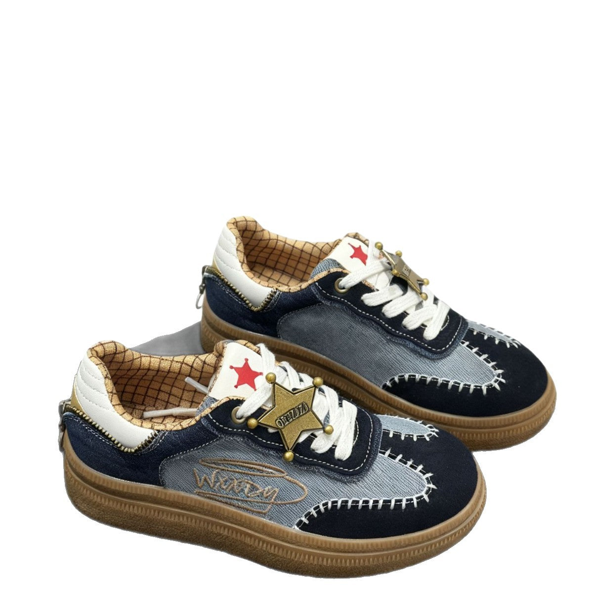 Toy Story Joint Name Thin Bottom Hand-made German Women's Board Shoes