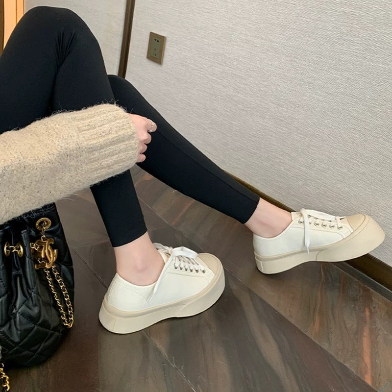 Platform Muffin Mary Jane Velcro Ugly Women's Sports Shoes