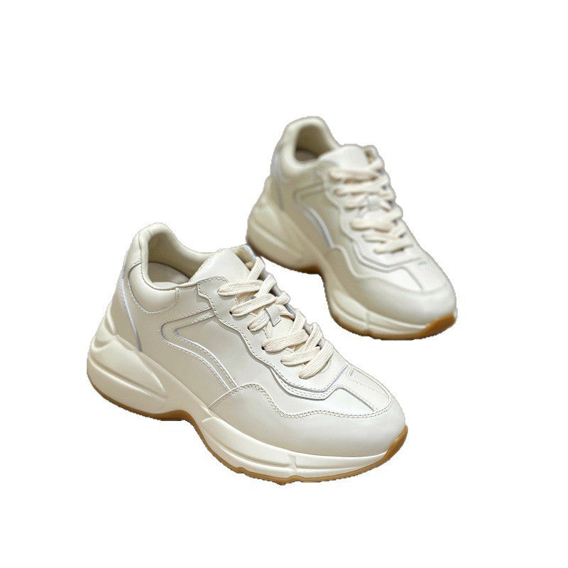 Women's Tired Feet Height Increasing Insole Dad Lightweight Platform Women's Sports Shoes