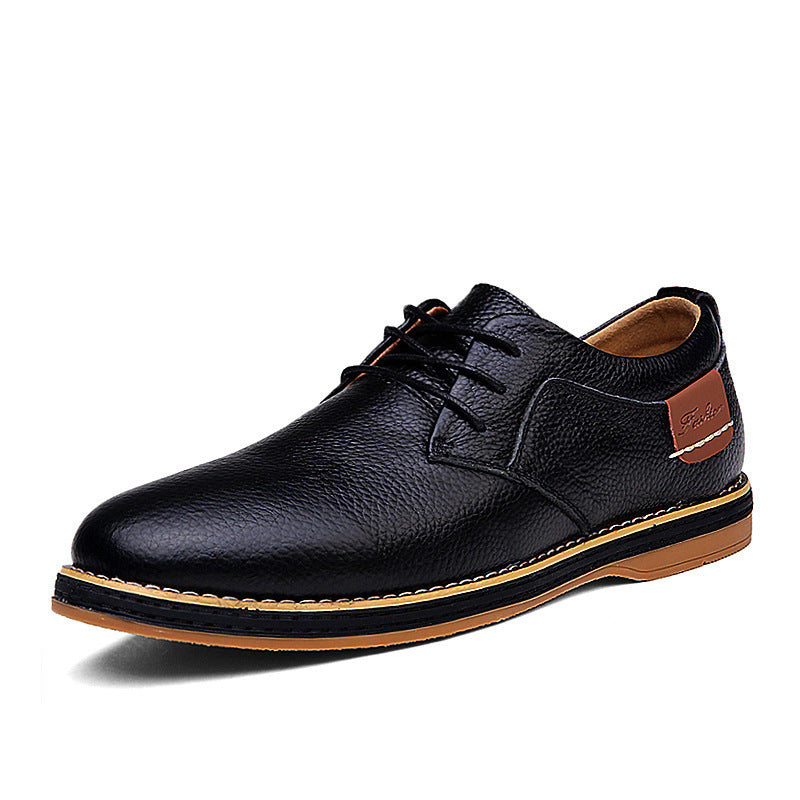 Men's Summer Fashionable British Lace Up Dress Leather Shoes