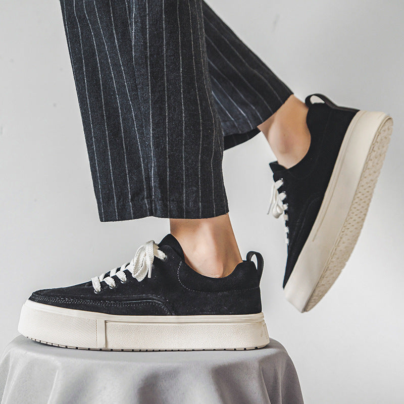 Men's Fashion College Commute Leisure Platform Korean Sneakers