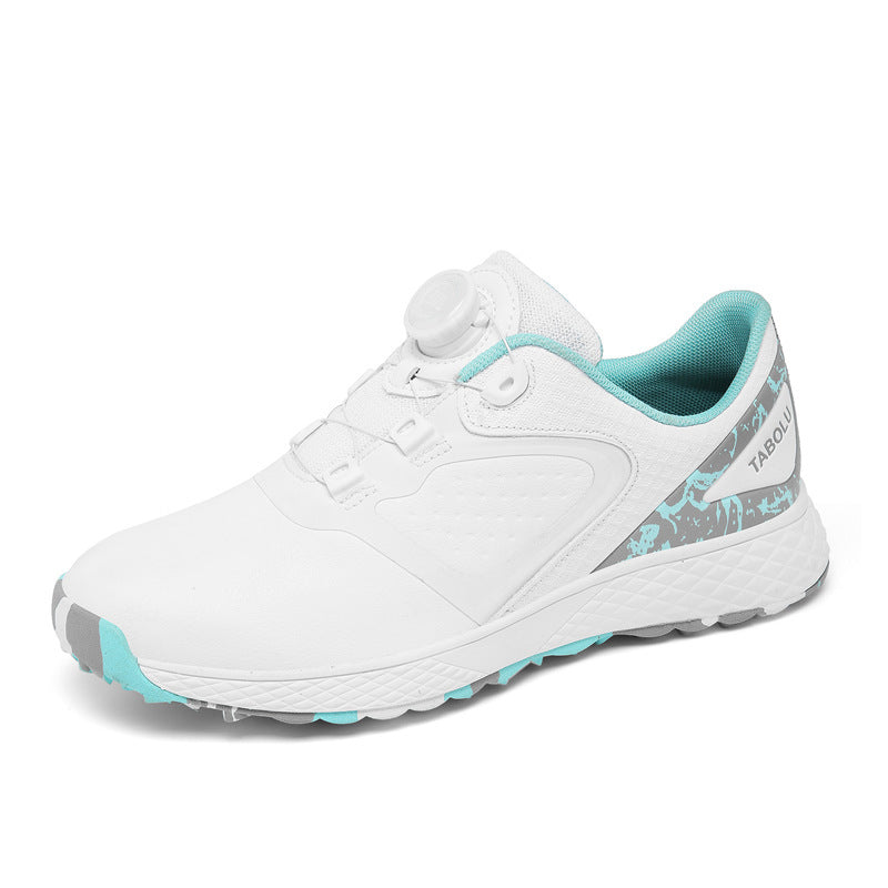 Women's & Men's Couple Comfortable Waterproof Automatic Knob Retractable Sneakers