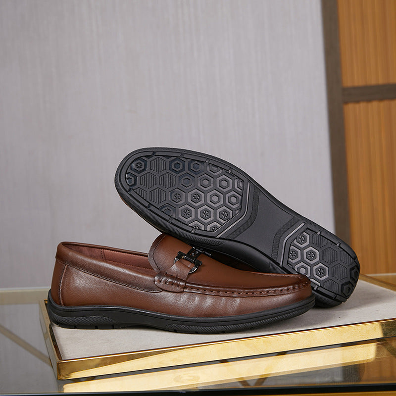 Men's Bottom Slip On Comfortable Peas Flat Casual Shoes