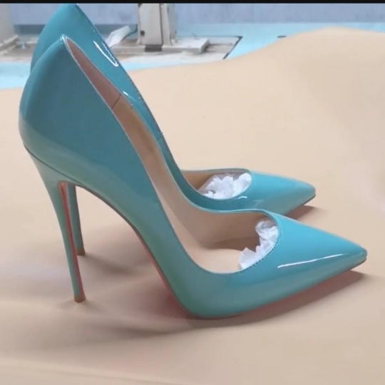 Women's Sexy Nightclub Large Size Pointed High Stiletto Women's Fashion Shoes