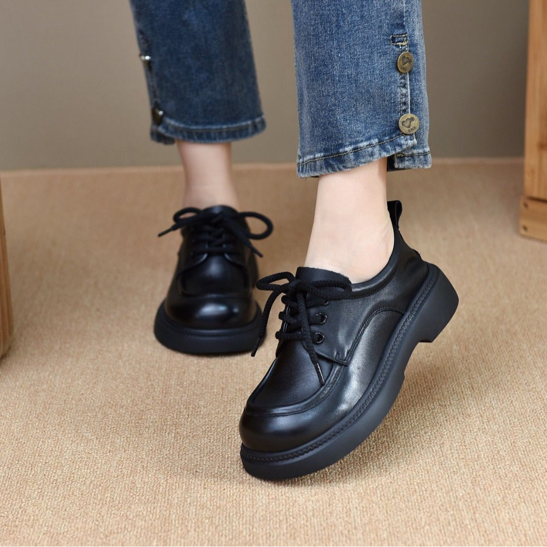 Attractive Women's Spring Stylish Round Head Women's Shoes