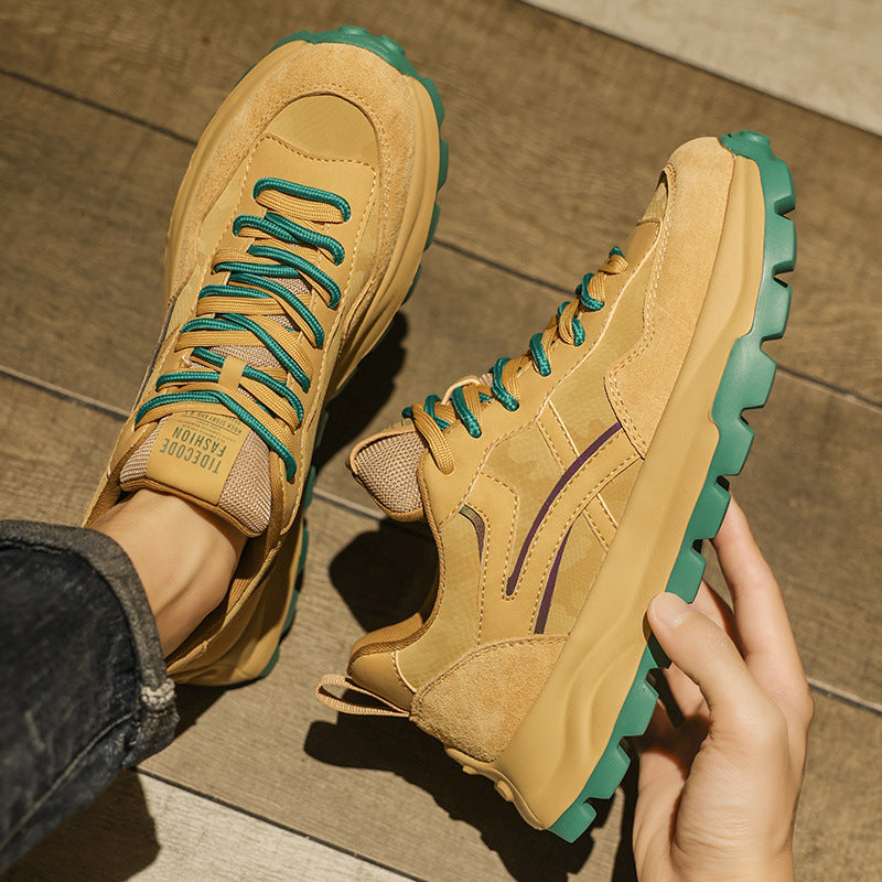 Men's Platform Heightened Plus Sizes Size Portable Casual Shoes