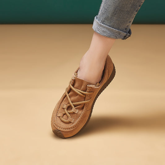 Women's Summer Retro Round Toe Sports Super Popular Flat Versatile Casual Shoes