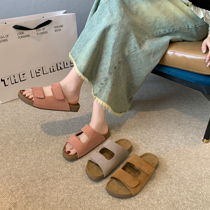 Women's Retro Summer Outdoor Beach Fat Feet Sandals