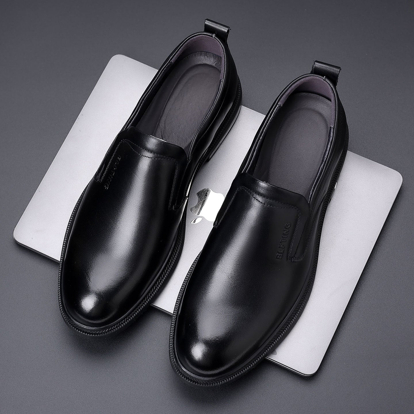 Men's Spring Formal Genuine British Breathable High-grade Derby Men's Business Leather Shoes