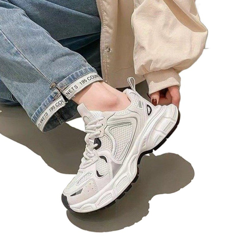 Women's Comfortable Breathable Fashionable American Solid Color Sneakers