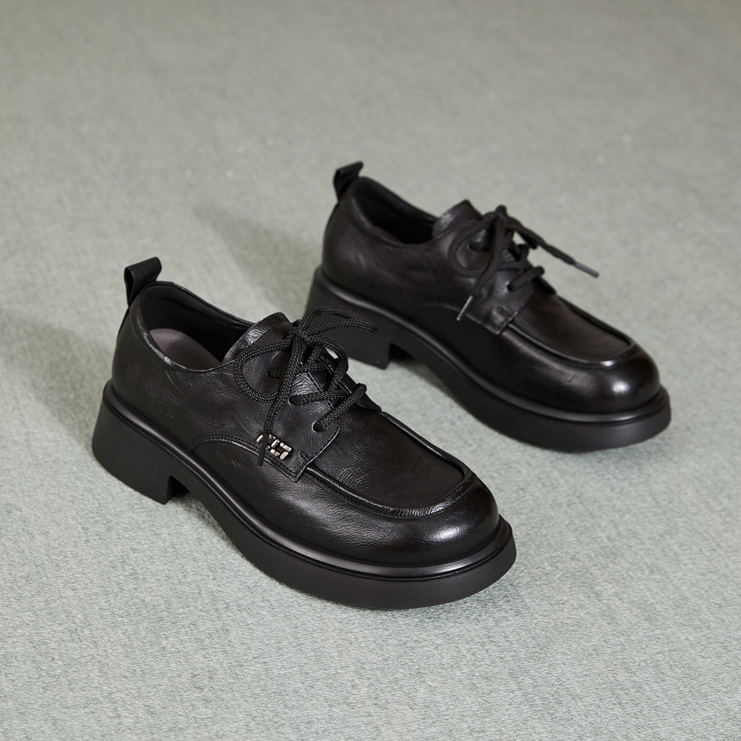Women's Spring Pumps Genuine Inner Match Skirt Loafers