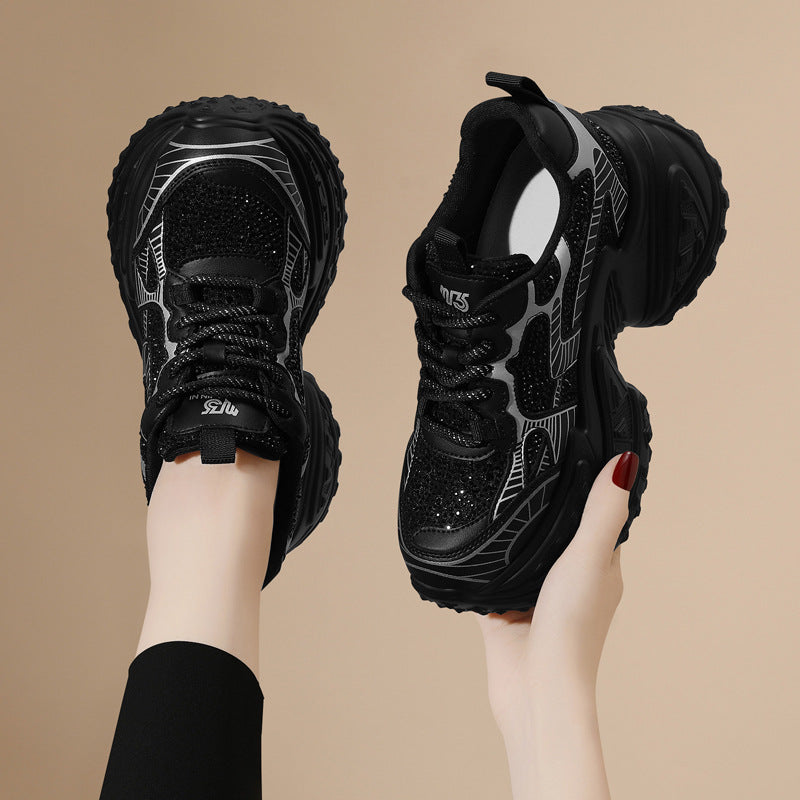 Women's For Light Luxury Super Thick Bottom Casual Shoes