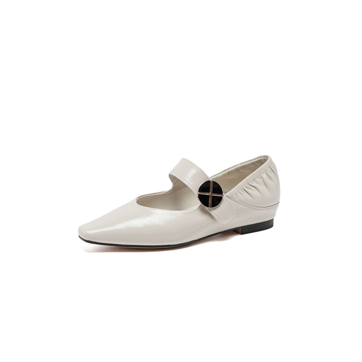 Women's French Style Mary Jane Spring Genuine Shallow Mouth Women's Fashion Shoes
