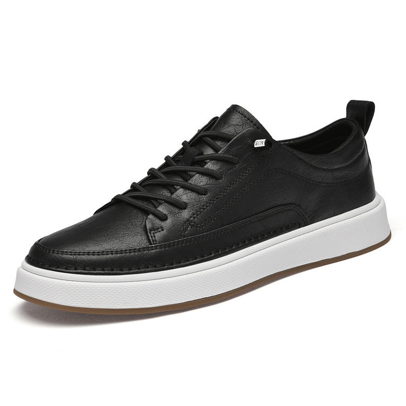 Men's Autumn Korean Style Trendy Simple White Men's Board Shoes