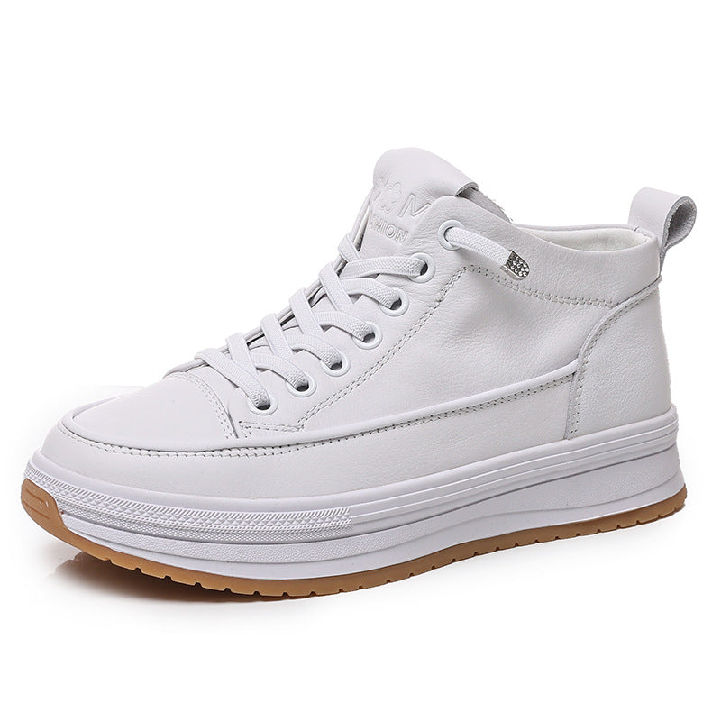 Women's Authentic Hollow Out White Summer Versatile Breathable Flat Women's Casual Shoes