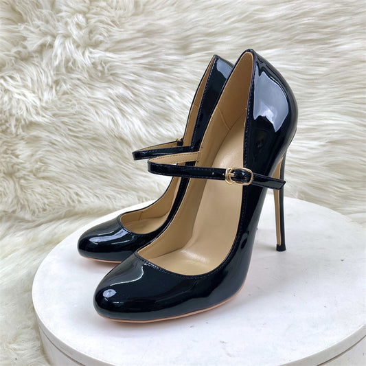 Round Toe Stilettos High Soft Comfortable Pumps Shallow Women's Fashion Shoes