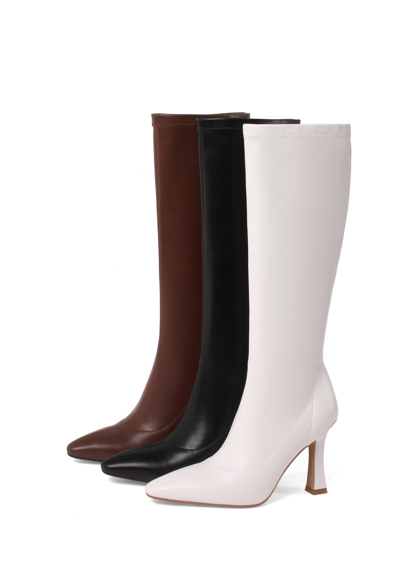 Women's Below The Knee High Leg Pointed Boots