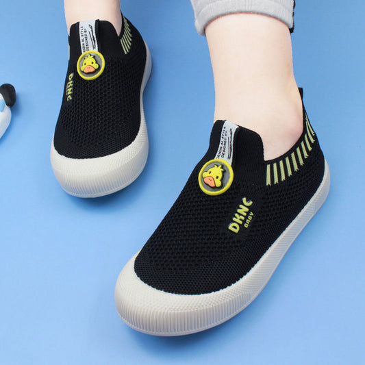 Children's Boys Breathable Comfortable Mesh Surface Soft Kid's Sneakers