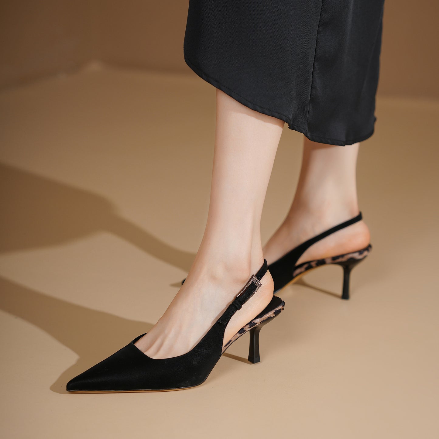 Women's Spring Pointed Stiletto High Shallow Mouth Heels