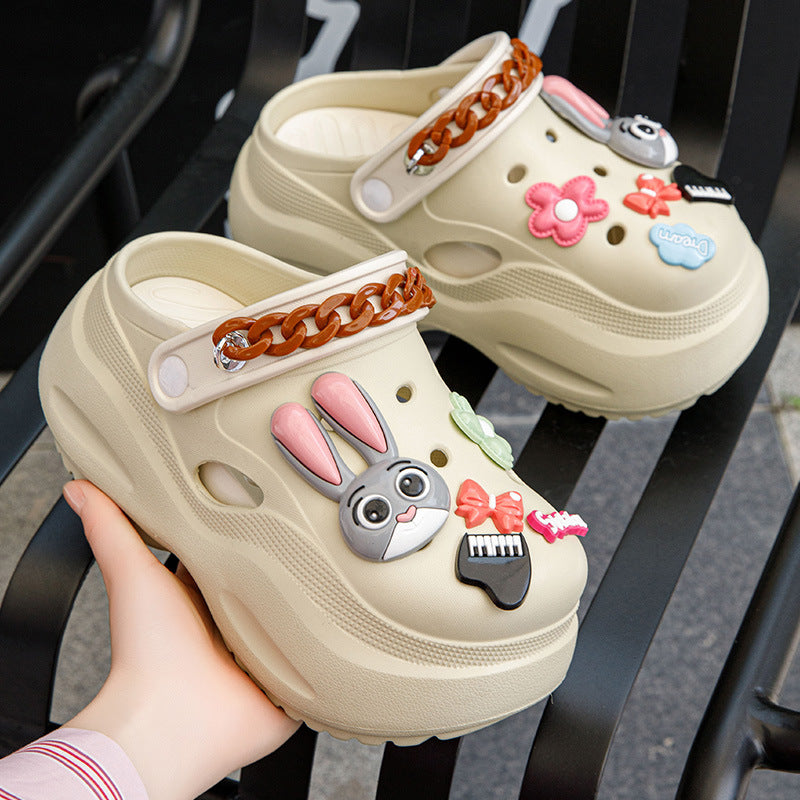 Women's Summer Cute Little Bunny Platform Height Women's Shoes