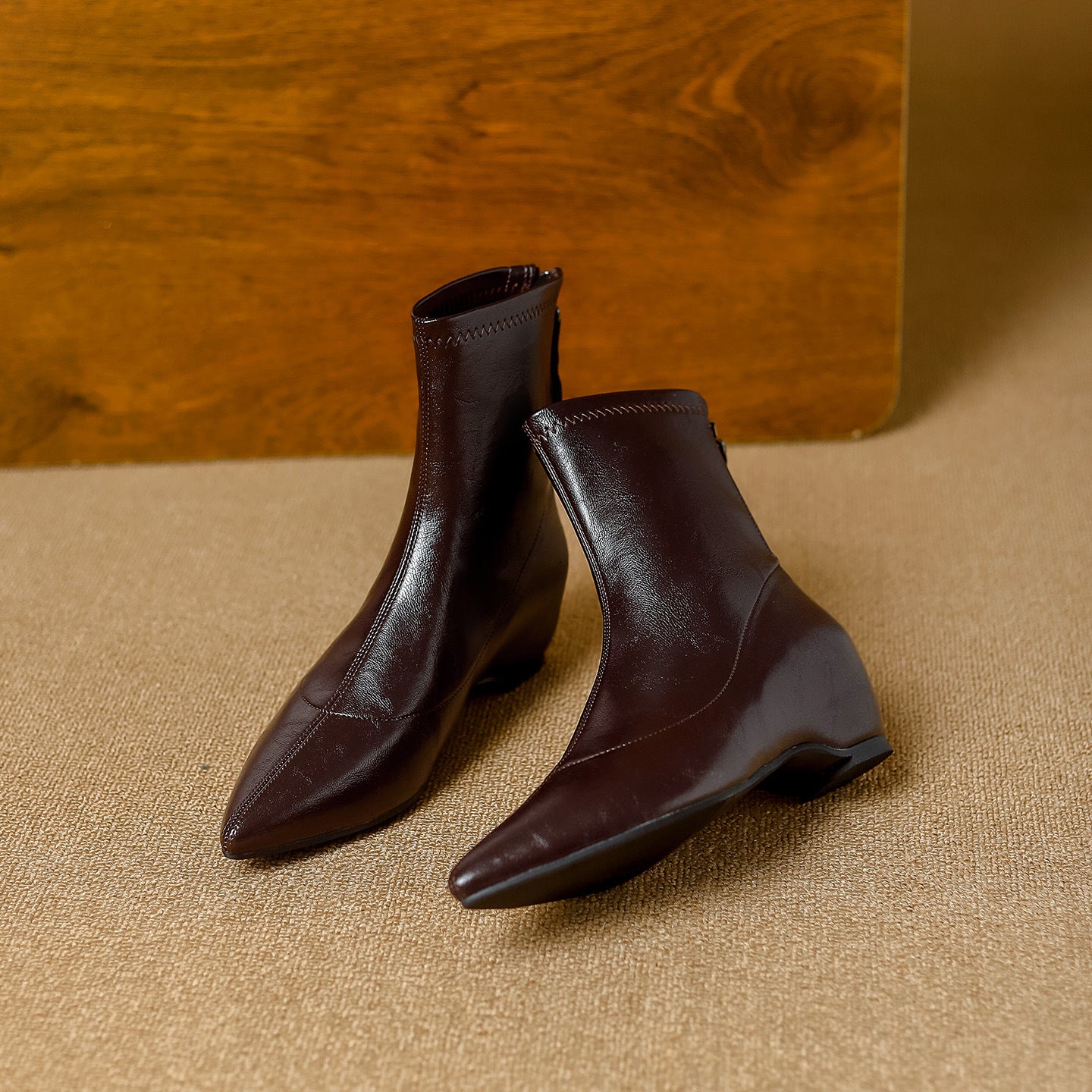 Increasing Insole Stretch Thin Female Comfortable Boots